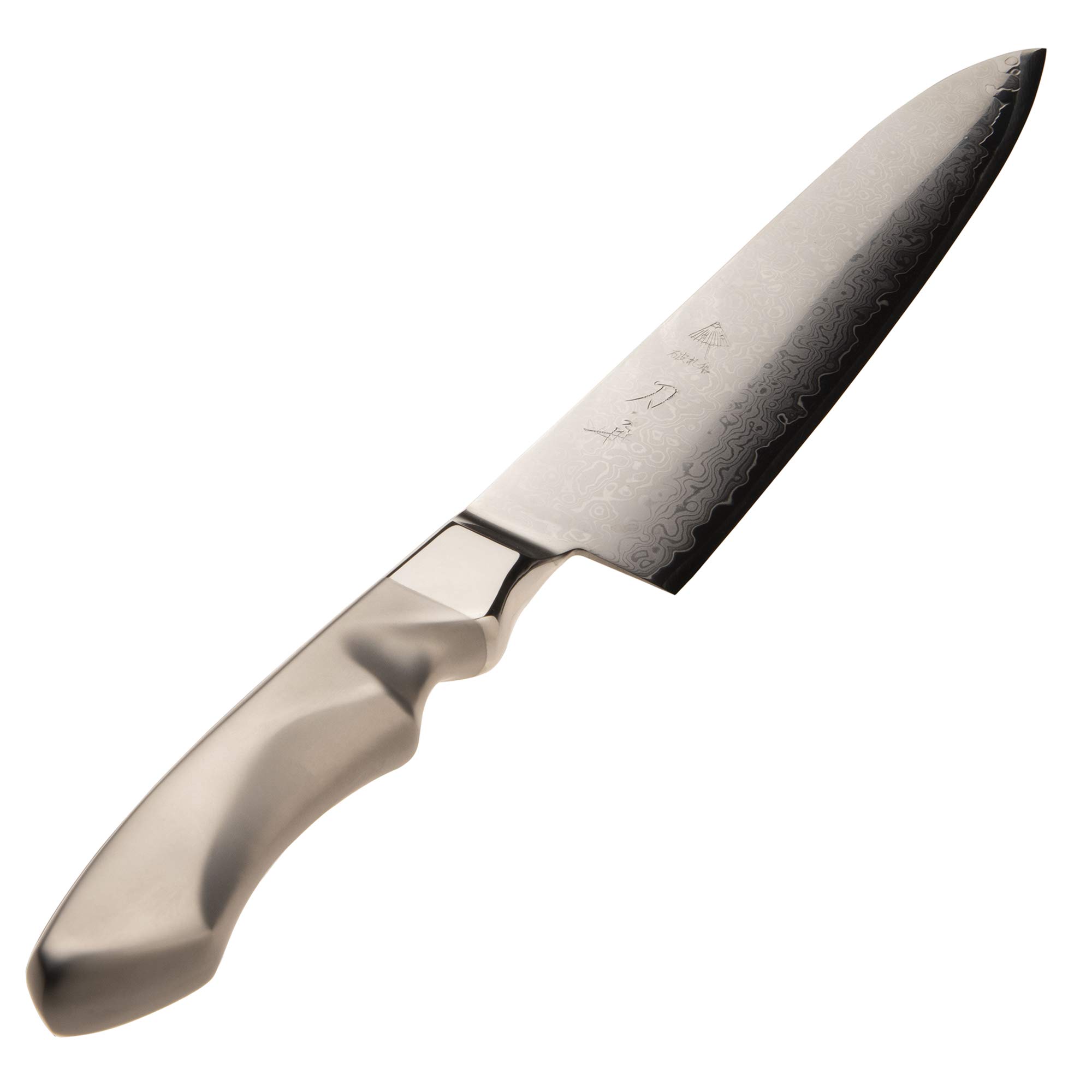 Amazon｜刀舟技研 包丁 破れ傘 刀舟 多重層 牛刀包丁 180mm 万能包丁